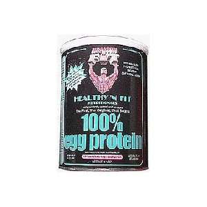 Healthy N Fit Bodybuilder   100% Egg Protein   Strawberry, 2 lb powder