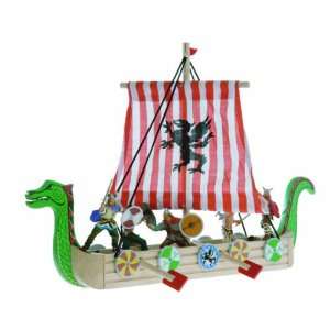  Sea Dragon Viking Drakkar   Wooden Viking Ship: Toys 