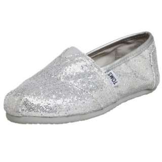  TOMS Womens Glitter Slip On Shoes