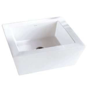Decolav 1432 CWH Square Vitreous China Above Counter Vessel with 