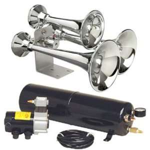   Trumpet Loud 152 Decibels Train Sound Air Horn System: Automotive