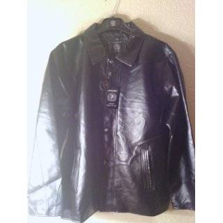 Alessandro Leone Men Leather Jacket Moto Xl Black