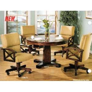  All new item 5 pc walnut brown finis hwood game room 