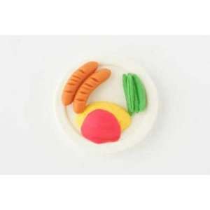  Hot Dog Dinner Plate Japanese Eraser. 2 Pack: Toys & Games