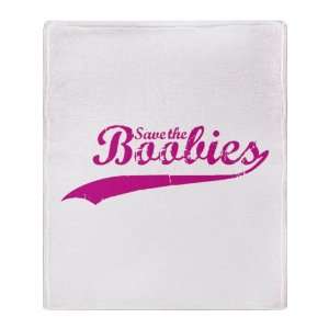 Stadium Throw Blanket Cancer Save the Boobies Breast Cancer Awareness