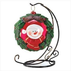  Cutie Christmas Snowman Wreath Tealight: Home & Kitchen