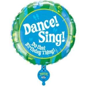   ! Singing B Bop 31 Mylar Party Balloon SINGS Dancing in the Street