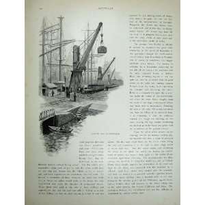  1886 Australia NobbyS Head Newcastle Hunter Coal Ship 