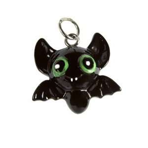  Roly Polys 3 D Hand Painted Resin Bat Buddy Charm, 20 mm 