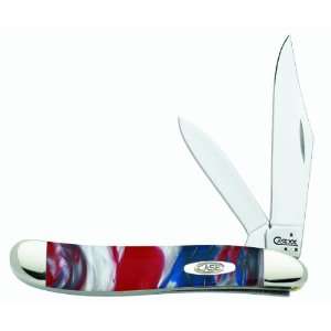 Case Cutlery 9220STAR Star Spangled Banner Corelon Peanut Pocket Knife 