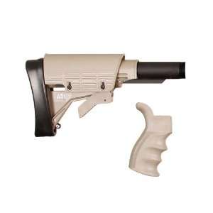 ATI Strikeforce 6 Position Stock with Pistol Grip and Aluminum Buffer 