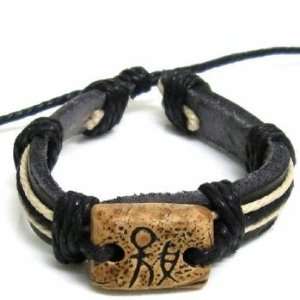  Trendy Celeb Leather Bracelet   Stone Age: Jewelry