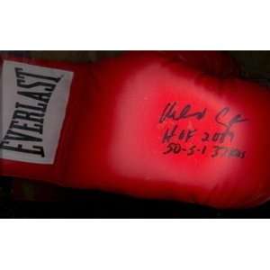  ORLANDO CANIZALES AUTOGRAPHED STAT BOXING GLOVE: Sports 