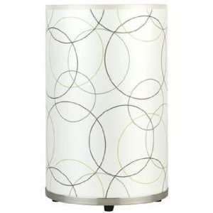    Lights Up! Meridian Medium Circles Table Lamp: Home Improvement