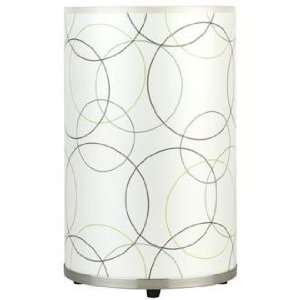    Lights Up Meridian Medium Circles Table Lamp