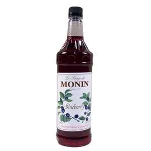 MONIN PET BLUEBERRY, CS 4/1 LTR, 01 0365 MONIN INC MONIN SYRUPS 