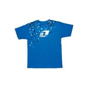  2012 ONE INDUSTRIES GRIME TEE SHIRT BRIGHT BLUE EXTRA 