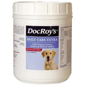  Doc Roys Daily Care Extra Canine Tabs 365ct: Pet Supplies