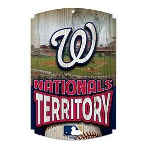  Washington Nationals MLB Wood Sign: Sports & Outdoors