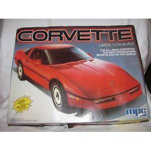   MPC 6424 1984 Corvette 1/16 Scale Plastic Model Kit 