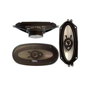  Metrik 4 x 10 inch 225 watt 3 way Car Speakers: Automotive