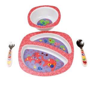  The First Years ABC Fun 4 Piece Feeding Set, Colors May 