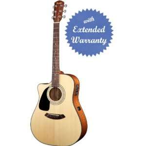  Fender CD 100CE Dreadnought Cutaway Acoustic Electric 