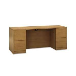 New   10500 Series Kneespace Credenza With Full Height Pedestals, 72w 