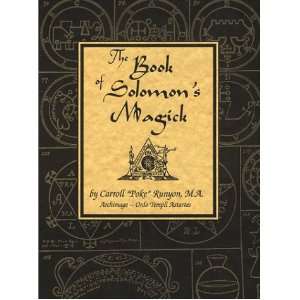  The Book of Solomons Magick (9780965488112) Carroll Poke 