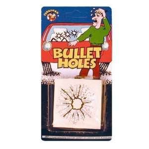  Funny Man Bullet Holes For Glass Sticker Sheet: Toys 