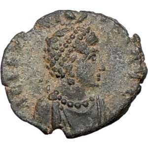  Eudoxia Arcadius wife crowned by manus Dei 400AD Ancient 