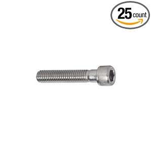 13X1 Stainless Steel Socket Head Cap Screw (25 count):  