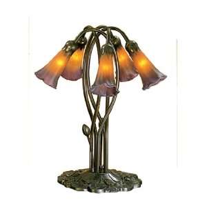  14962 Tiffany style lily table lamp: Home Improvement