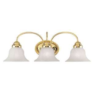  Livex 1533 02 Edgemont Bath Light Polished Brass: Home 