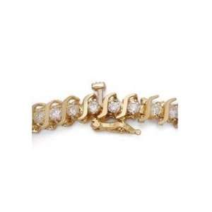    2.00ct Round Cut Diamond S Bracelet B 155 2 (12 pcs): Jewelry