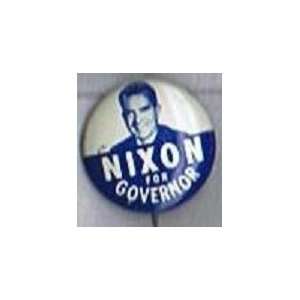  Nixon for Governor 1962 Pinback Button 