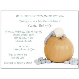  The Great Pumpkin Baby Shower Invitations   Set of 20 