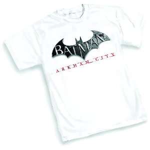  Batman Arkham City Logo T Shirt Large: Everything Else