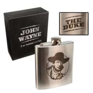 John Wayne 6 oz. Stainless Steel Flask *SALE*: Kitchen 