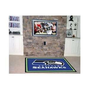  Seattle Seahawks 5x8 Rug: Sports & Outdoors