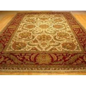    10x14 Hand Knotted Agra India Rug   101x143: Home & Kitchen