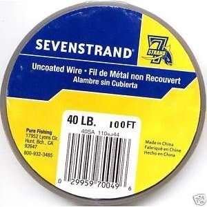 Sevenstrand 1X7 Stainless steel wire uncoated 100 FT 40 LB TEST 