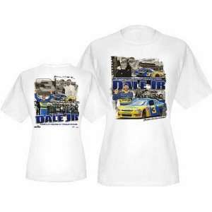   Dale Earnhardt Jr Daytona Raced Win NWS Ladies Tee: Sports & Outdoors