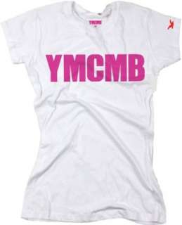    YMCMB Juniors T shirt Pink Print Young Money Cash Money: Clothing