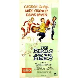  The Birds and the Bees Poster 20x40 Mitzi Gaynor David 