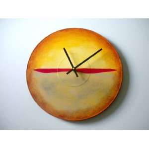  Bearly Art Hand Painted Modern Abstract Wall Clock Adapted 