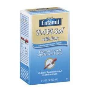  Enfamil Tri Vi Sol Infant Vitamin Drops With Iron 50 Ml 