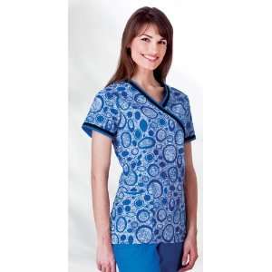  Medical Uniform Large Royal Tweed Print by White Swan 