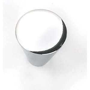   Modern Knob, Diameter 1, Polished Chrome, Delano