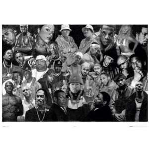  by 36 Inch Rap Gods Featuring Lil Wayne Music Poster